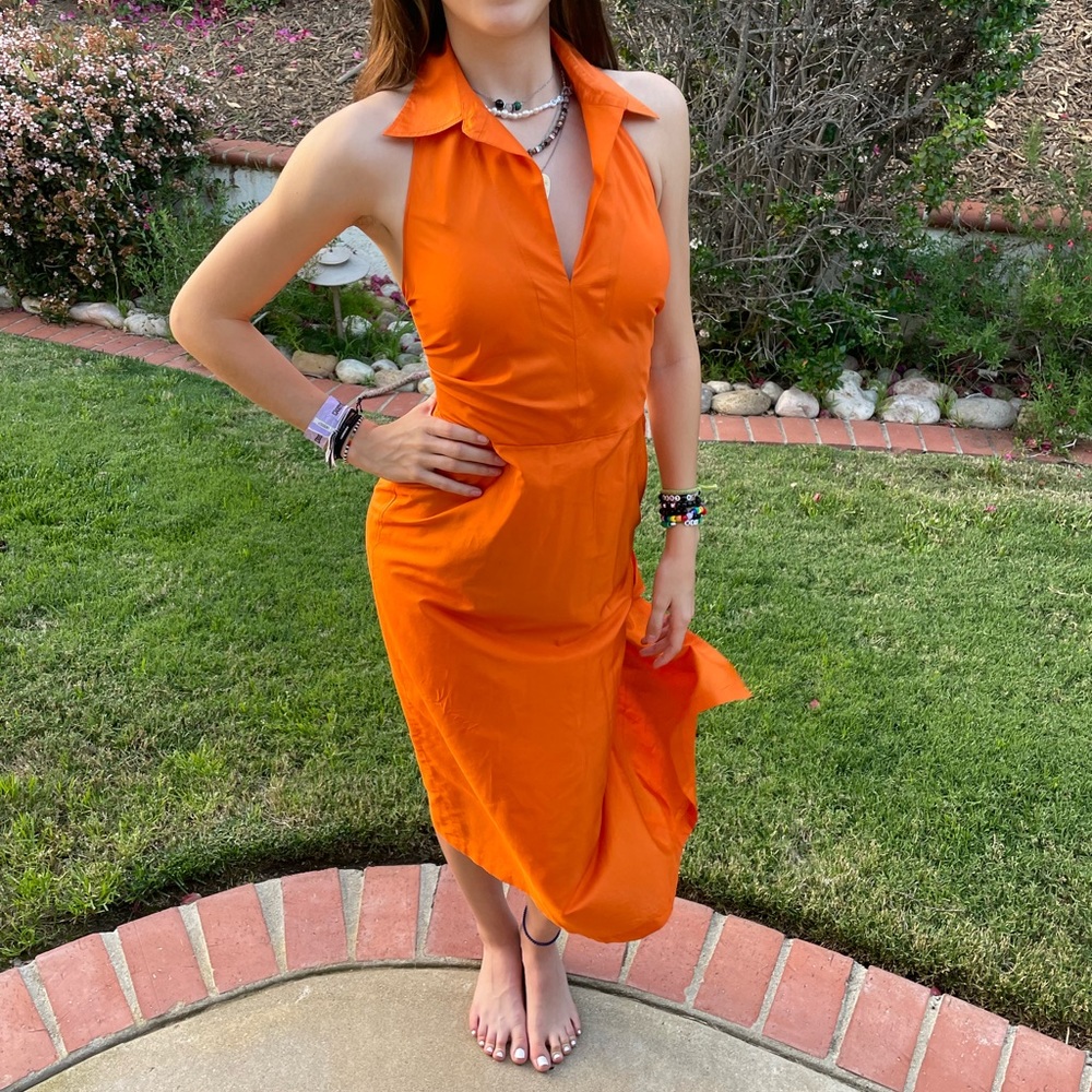 MaxMara Silk Halter Dress - Picture 2 of 9